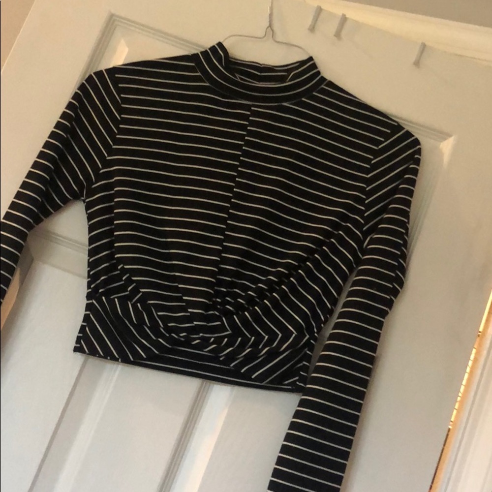 Topshop crop long sleeve